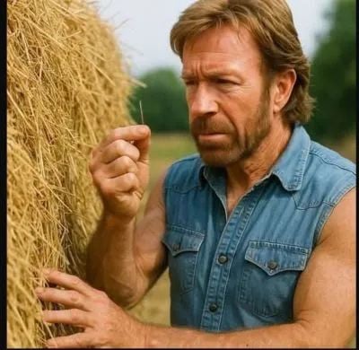 Ihla v kope sena vs Chuck Norris- iba on to dokaze..
